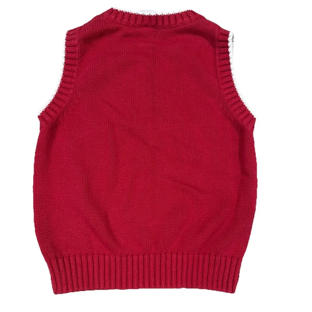 Gymboree Harry Potter Gryffindor Cable‎ Knit Sweater Vest 2007 Kids Size 5 HTF